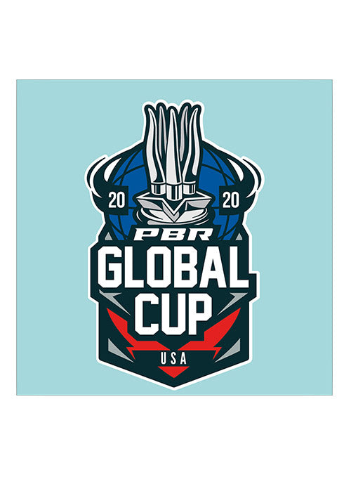 2020 PBR Global Cup 8x8 Decal - Front View