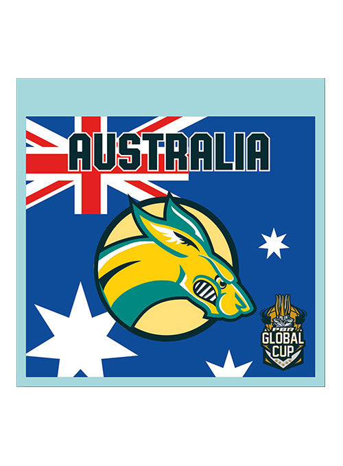 PBR Global Cup Australia Decal - Front View