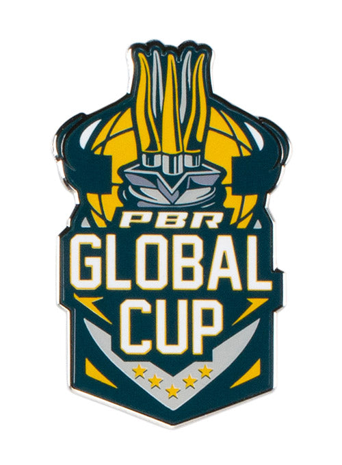 Global Cup Logo Hatpin - Front View