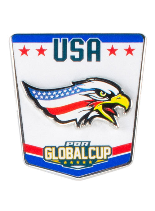 USA Eagles Global Cup Hatpin - Front View