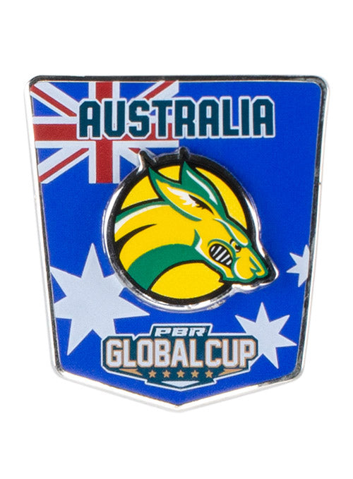 Australia Global Cup Hatpin - Front View