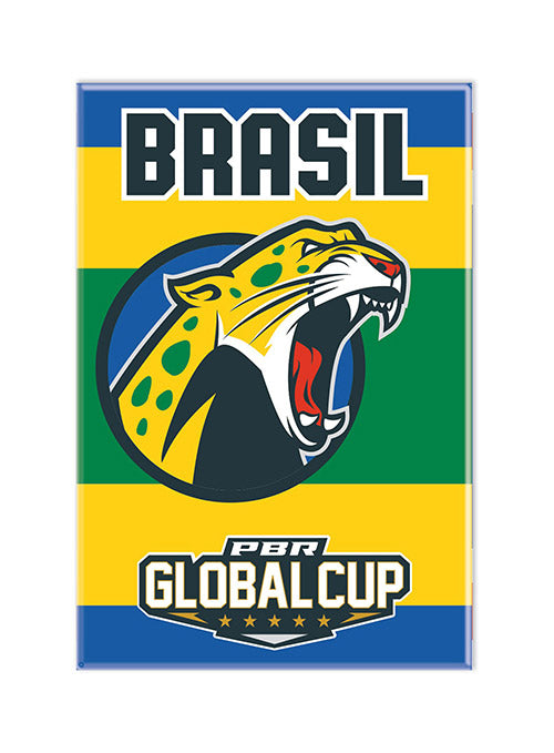 PBR Global Cup Brasil Magnet - Front View