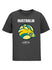 Global Cup Australia Team Mascot Youth T-Shirt in Charcoal - Front View