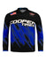 PBR Matt Merritt Cooper Tires Tire Mark Youth Jersey in Black and Blue - Front View