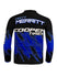 PBR Matt Merritt Cooper Tires Tire Mark Youth Jersey in Black and Blue - Back View
